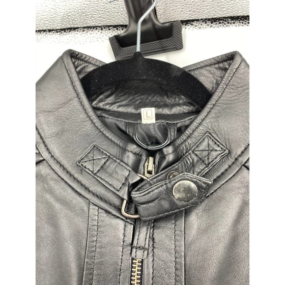 Echtes Leder Leather Jacket Large NWT - Picture 5 of 6